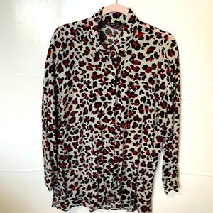 Zara button down blouse